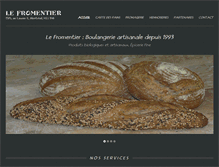 Tablet Screenshot of lefromentier.com